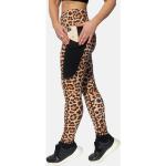 Leopard-mönstrade Löpartights på rea i Storlek XL för Damer 