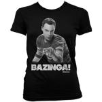 Sheldon Says BAZINGA Girly T-Shirt, T-Shirt