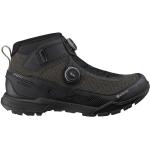 Svarta Gore Tex Mountainbike-skor med stenar från Shimano på rea Andningsbara i storlek 45 i Läder för Herrar 