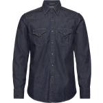 Blåa Jeansskjortor från Replay i Storlek XS i Denim 