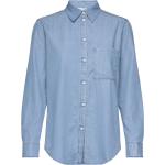Blåa Långärmade Långärmade blusar från Marc O'Polo för Damer 