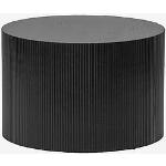 Svarta Runda bord från Woood med diameter 60cm i Furu 