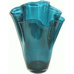 Turkosa Glasvaser i Glas - 30 cm 