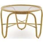 Sika Design - Charlottenborg Coffee Table - Brun - Sidobord - Glas/trä