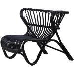 Sika Design - Fox Lounge Chair / Polished Black - Träfärgad - Fåtöljer - Trä