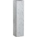Stone piedestal 90 cm - Vit marmor (Laminat)