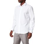 Vita Långärmade Långärmade T-shirts från Seidensticker i Storlek XXS med Kent krage i Siden för Herrar 