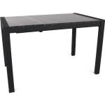 Svarta Matbord från Skånska Möbelhuset på rea förlängningsbara i Metall 