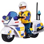 Flerfärgade Leksaksmotorcyklar från Simba för barn 3 till 5 år med Polis-tema 
