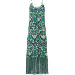 Maxilånga Blommiga Gröna Blommiga klänningar med fransar från Simona Corsellini i Storlek M för Damer 