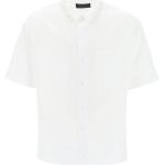 Vita Kortärmade Kortärmade skjortor med pärlor från Simone Rocha på rea i Storlek L i Poplin för Herrar 