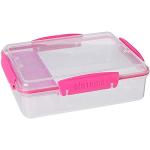 Sistema Lunchlåda Attack Duo 'to go' — 975 ml transparent/rosa