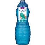 Blåa Giftfria vattenflaskor från Sistema 