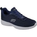 Blåa Slip-in sneakers från Skechers Dynamight på rea i storlek 44 med Slip-on för Herrar 
