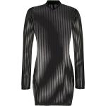 Casual Randiga Svarta Mönstrade klänningar från Maison Close för Damer 