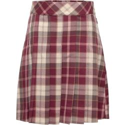 Skirt Hedda Pleated Check Dresses & Skirts Skirts Midi Skirts Multi/patterned Lindex