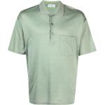 Vintage Hållbara Gröna Kortärmade Kortärmade skjortor från Pierre Cardin på rea för Herrar 