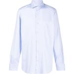 Blåa Långärmade skjortor från BARBA på rea för Herrar 