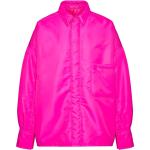 Rosa Skjortjackor i Extra Långa i Storlek S i Polyester för Herrar 