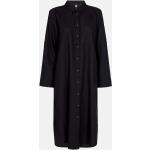 Svarta Långärmade Skjortklänningar från Soyaconcept Ina i Storlek S för Damer 