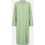 Gröna Långärmade Skjortklänningar från Soyaconcept Ina i Storlek S för Damer 