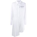 Casual Off white Plisserade klänningar med broderi från Off-White i Storlek L för Damer 