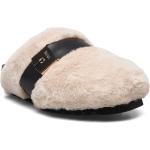 Off white Slip in-sandaler från Scholl i storlek 36 i Mocka 