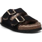 Svarta Slip in-sandaler från Scholl i storlek 36 i Mocka 