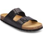 Sl Julien Leather Shoes Summer Shoes Sandals Black Scholl