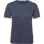 Marinblåa Kortärmade Kortärmade T-shirts från Soaked in Luxury i Storlek XS 