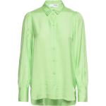 Gröna Långärmade Långärmade skjortor från Selected Selected Femme i Storlek XS för Damer 