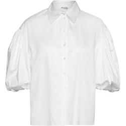 Slfrobyn 24 Puff Sleeve Shirt B Tops Blouses Short-sleeved White Selected Femme