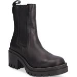 Svarta Ankle-boots från Selected Selected Femme i storlek 39 i Läder för Damer 