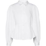 Vita Långärmade Skräddarsydda skjortor från Selected Selected Femme i Storlek XL för Damer 