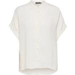 Vita Kortärmade Kortärmade skjortor från Soaked in Luxury i Storlek XS 