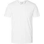 Vita Kortärmade Kortärmade T-shirts från Selected Selected Homme i Storlek S för Herrar 
