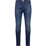 Blåa Slim fit jeans från Selected Selected Homme i Storlek M för Herrar 