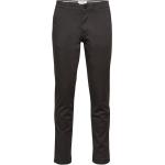 Slhstraight-Newparis Flex Pants W Bottoms Trousers Chinos Black Selected Homme