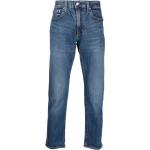 Mörkblåa Slim fit jeans från LEVI'S på rea i Bomullsblandning för Herrar 