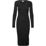 Knälånga Svarta Knälånga klänningar från Tommy Hilfiger i Storlek XS för Damer 