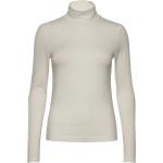 Krämfärgade Långärmade Långärmade T-shirts från Gant i Storlek XS 