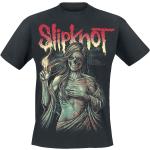 Svarta Slipknot T-shirts stora storlekar i Storlek M i Bomull för Herrar 