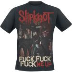 Svarta Slipknot T-shirts stora storlekar i Storlek XL i Bomull för Herrar 