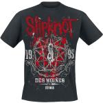 Svarta Slipknot T-shirts stora storlekar i Storlek 5 XL i Bomull för Herrar 