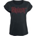 Svarta Slipknot T-shirts med tryck i Storlek L i Bomull för Damer 