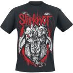 Svarta Slipknot T-shirts stora storlekar i Storlek XL i Bomull för Herrar 