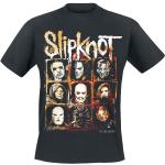 Svarta Slipknot Band t-shirts i Storlek M i Bomull för Herrar 