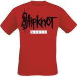 Röda Slipknot T-shirts stora storlekar i Storlek 3 XL i Bomull för Herrar 