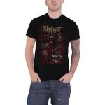 Svarta Långärmade Slipknot T-shirts stora storlekar i Storlek XL i Bomull för Herrar 