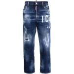 Blåa Slitna jeans från DSQUARED2 på rea i Storlek XL i Denim för Damer 